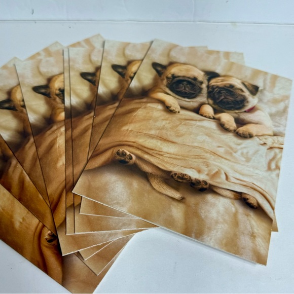 8 Avanti Greeting cards - Pug dogs in bed
Holiday: Valentine’s Day - Picture 2 of 8